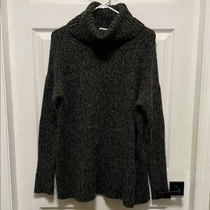 Backdrop | Oversized | Chunky | Cowl/Turtleneck | Black/Brown | Sweater | Size S